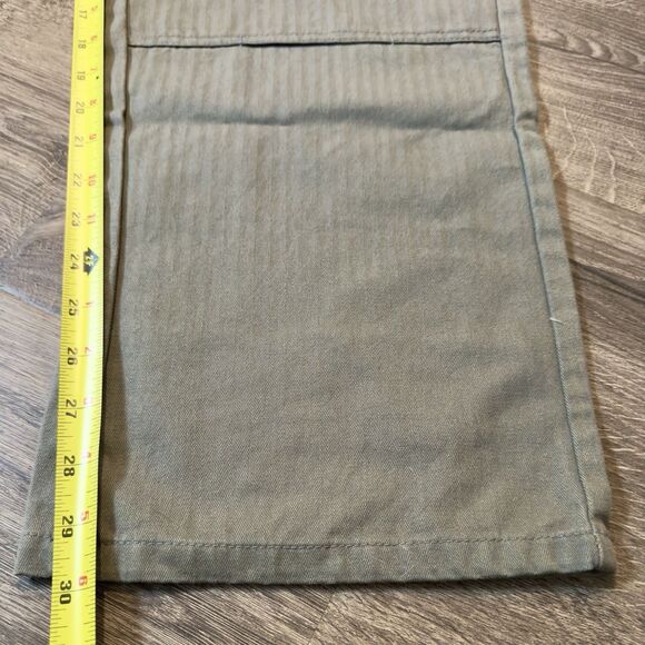 Gamine Workwear x Dickies Womens Miles Coveralls Size L 30”Inseam USA Made Olive - Picture 7 of 14